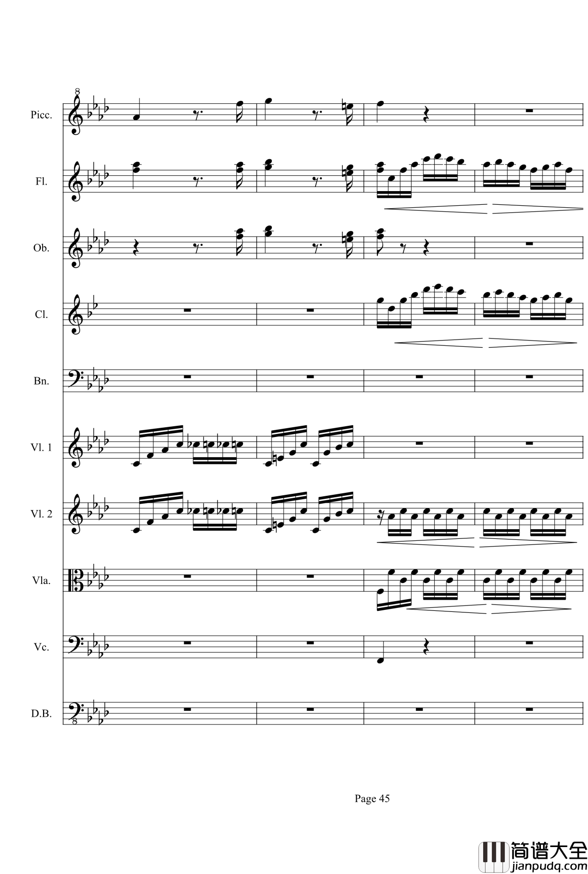 奏鸣曲之交响第23首Ⅲ钢琴谱__贝多芬_beethoven