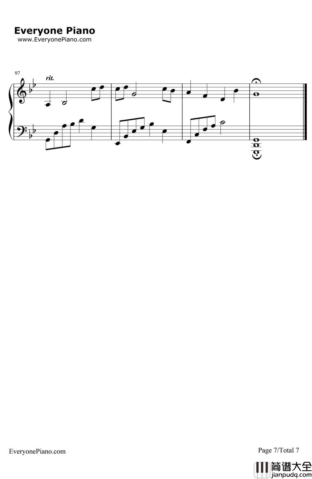 花的微笑钢琴谱_石进_夜的钢琴曲8