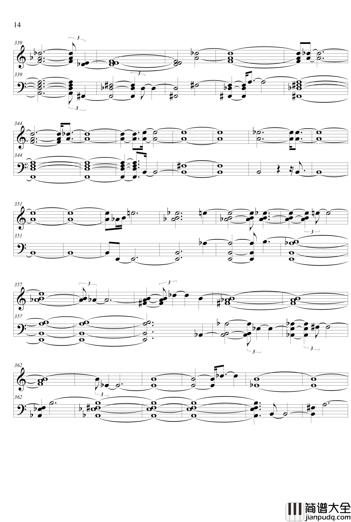 白色相簿2_OST钢琴谱_心はいつもあなたのそばに_Piano_ver._修正版
