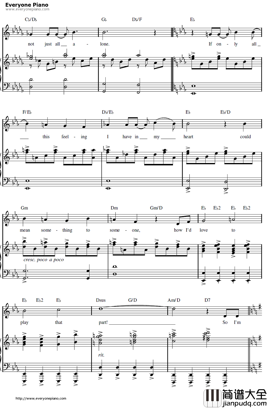 More_Than_Justthe_Spare钢琴谱_KristenAnderson_Lopez&RobertLopez_冰雪奇缘插曲