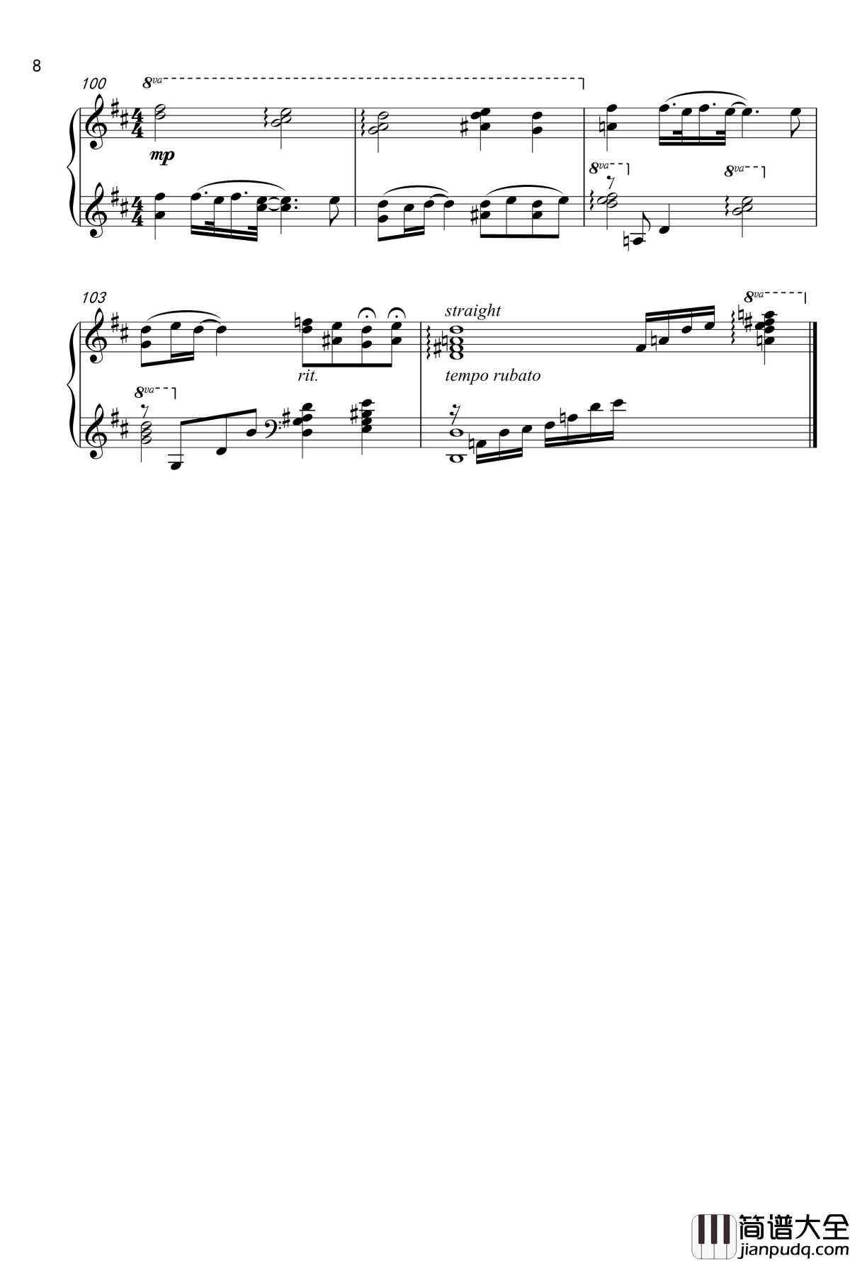 僕たちはひとつの光_钢琴谱_剧场版_Piano_Arange_Ver.Lovelive!