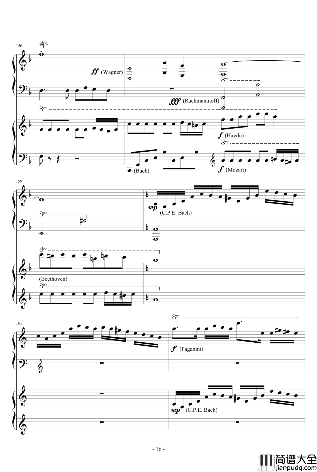 Fusion_For_Two_Pianos钢琴谱_Grant_Woolard
