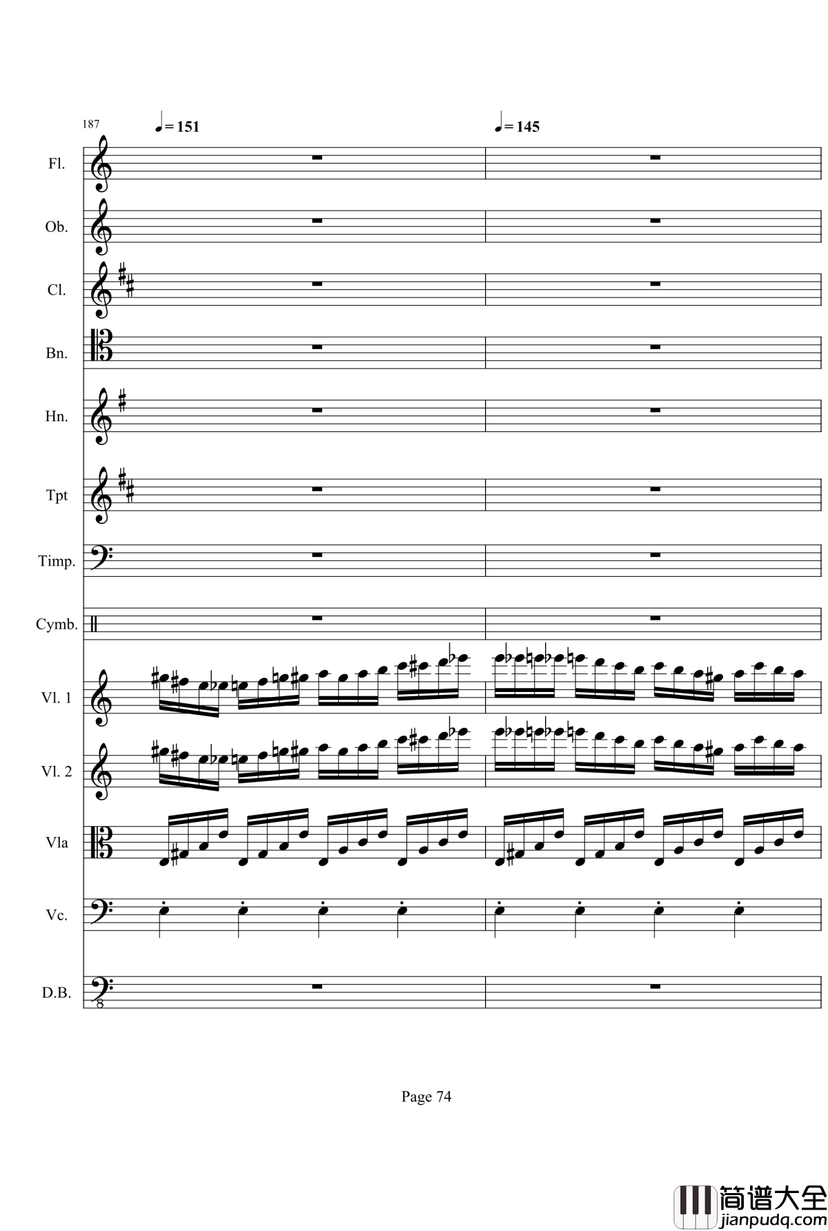 奏鸣曲之交响钢琴谱_第21_Ⅰ_贝多芬_beethoven