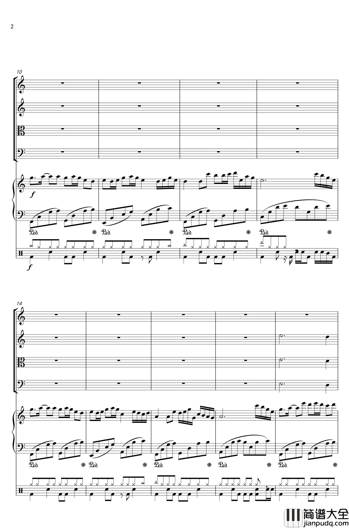 October钢琴谱_1037854971