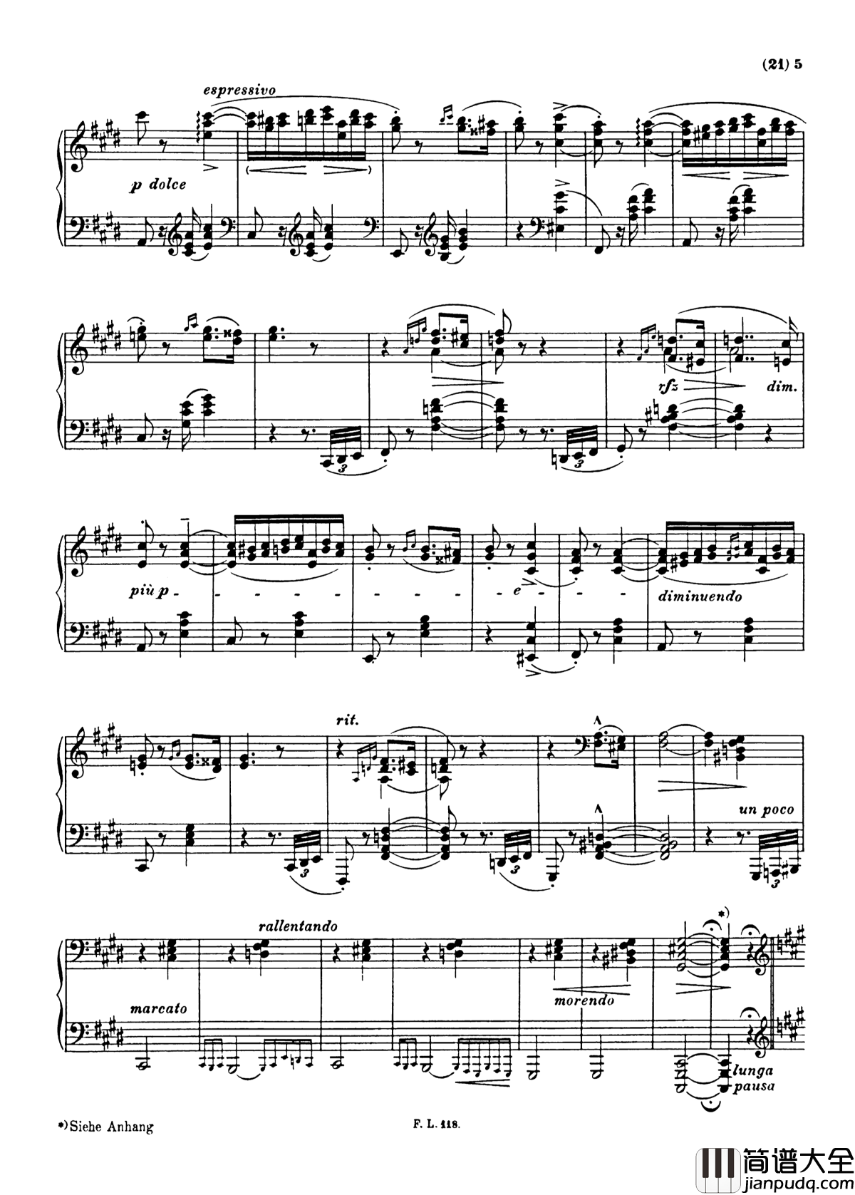 匈牙利狂想曲第二号钢琴谱_Hungarian_Rhapsody,_S._244___No._2_in_C_Sharp_Minor_李斯特