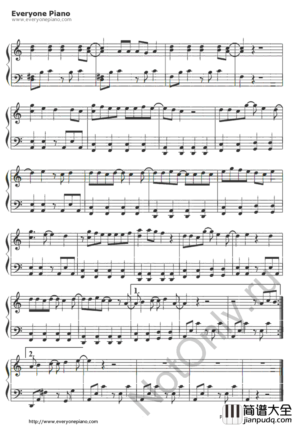 I_Write_Sins_Not_Tragedies钢琴谱_PanicattheDisco