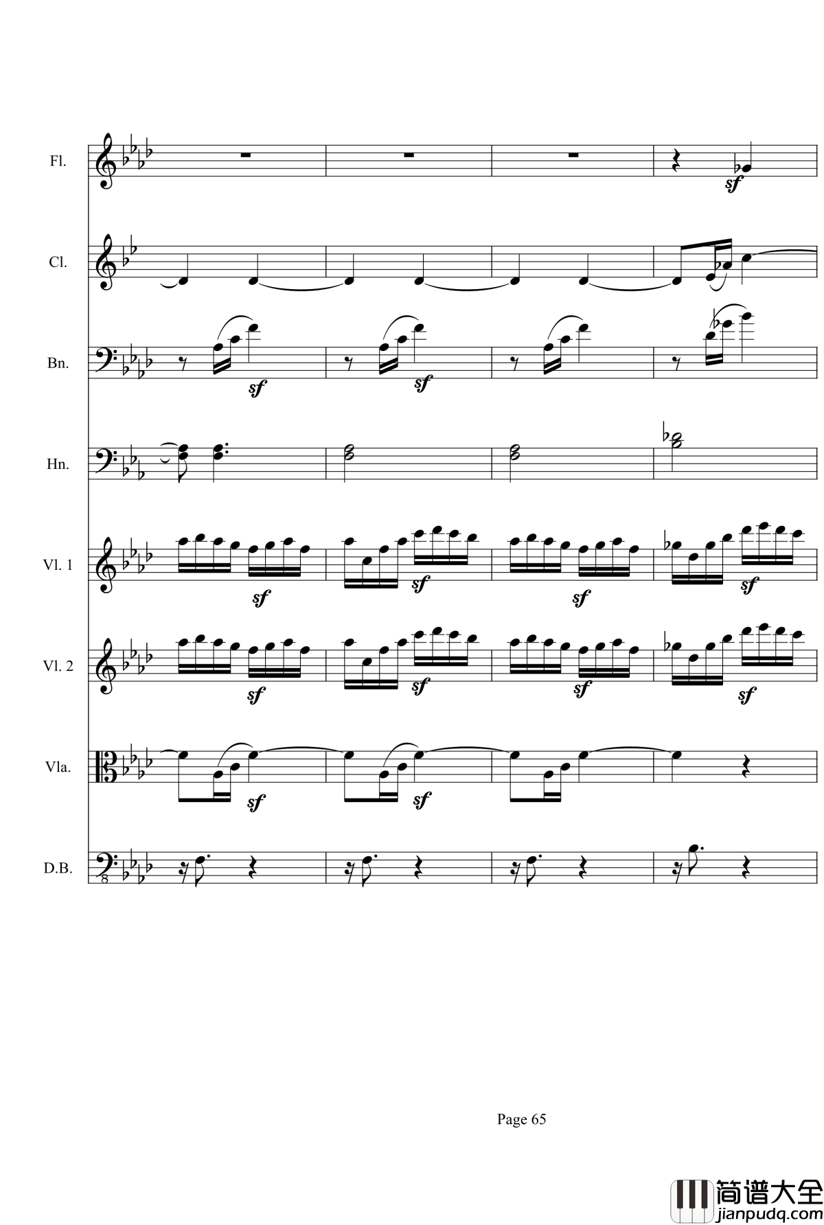 奏鸣曲之交响第23首Ⅲ钢琴谱__贝多芬_beethoven