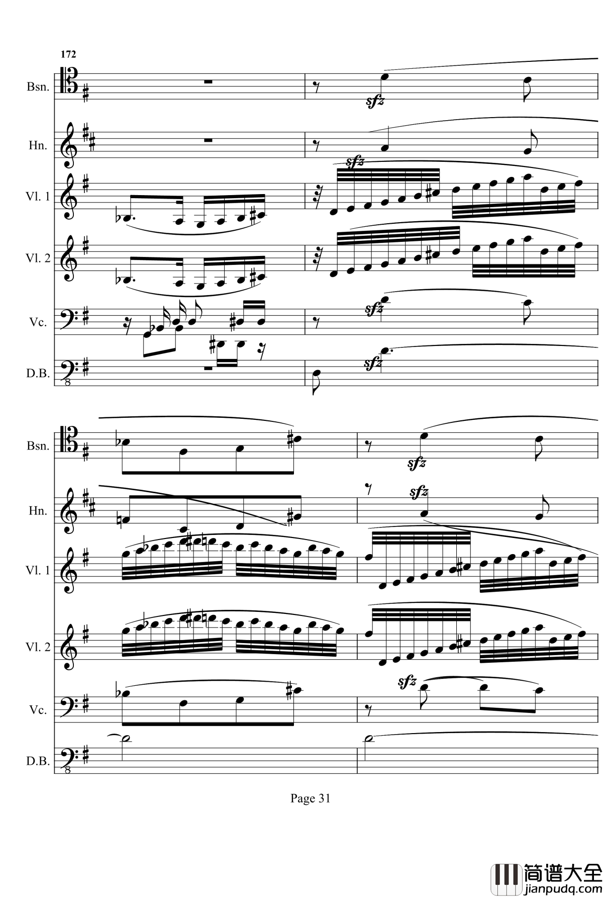 奏鸣曲之交响钢琴谱__第十首_Ⅰ_贝多芬_beethoven
