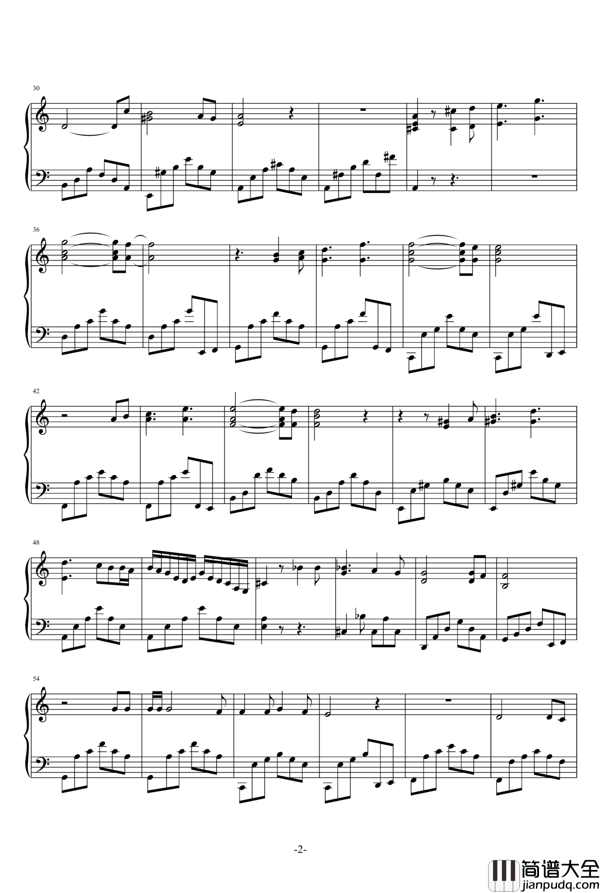 Parisienne_Walkways钢琴谱_Gary_Moore