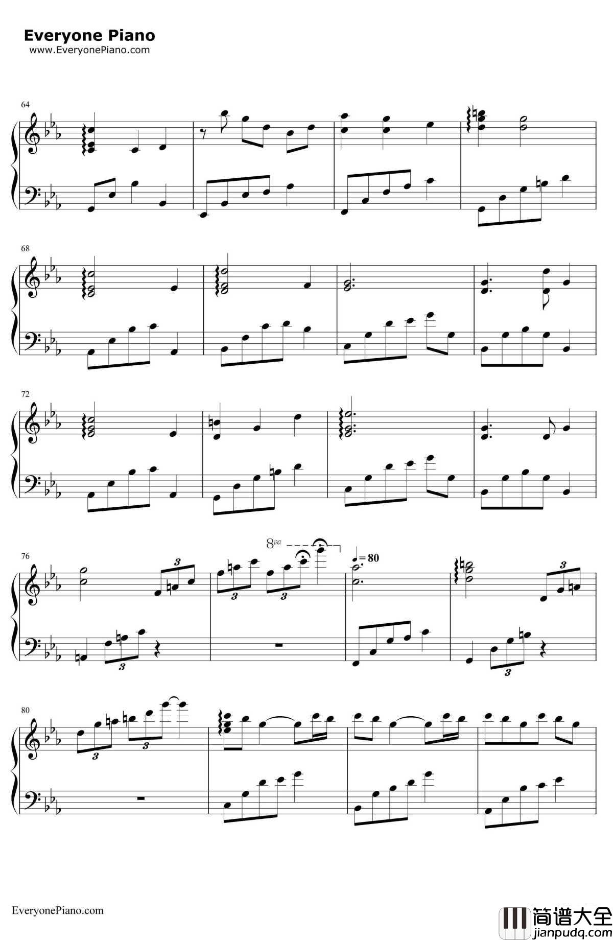 带我去你的城市钢琴谱_石进_夜的钢琴曲Ⅲ