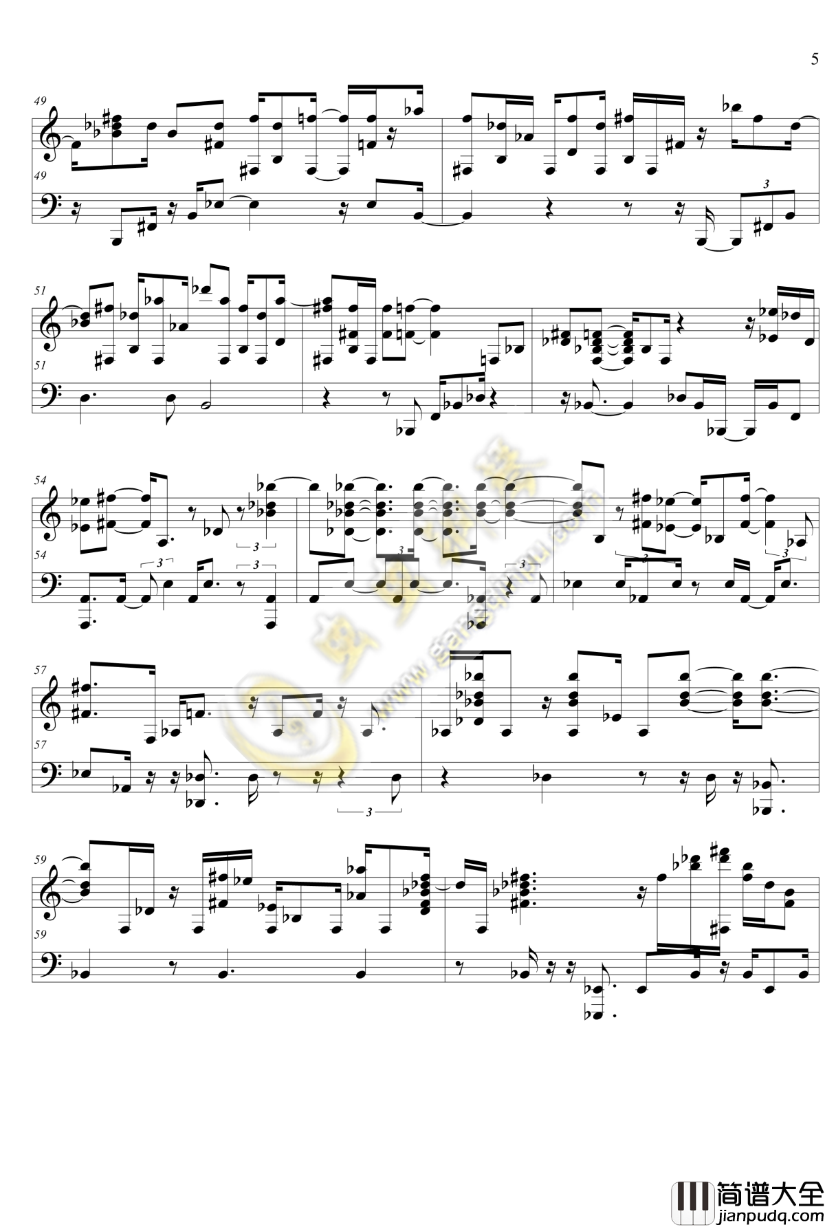 声之形主题曲钢琴谱_恋をしたのは_修正版