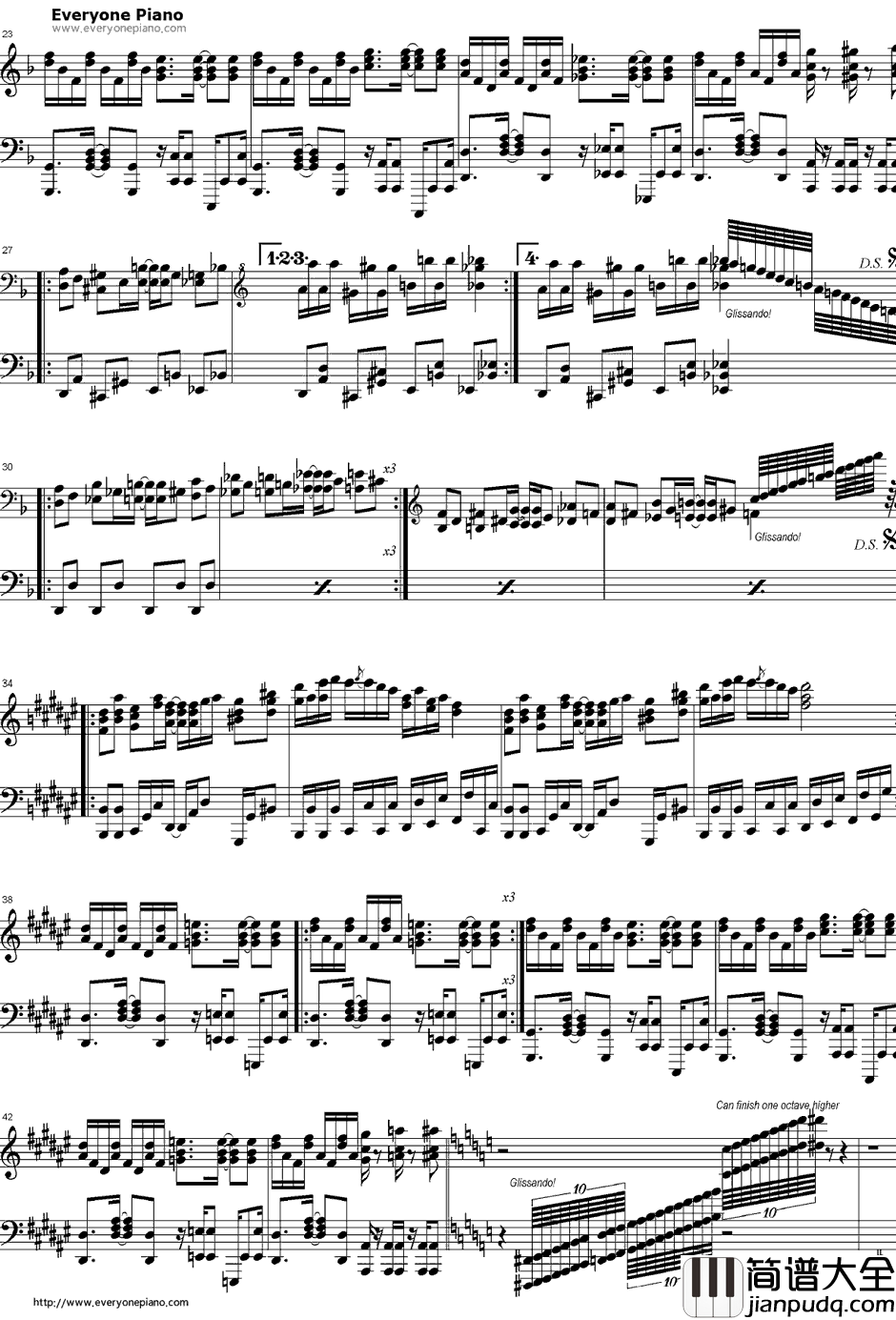 U.N.オーエンは彼女なのか?钢琴谱_东方Project_U.N.OwenWasHer?_东方红魔乡