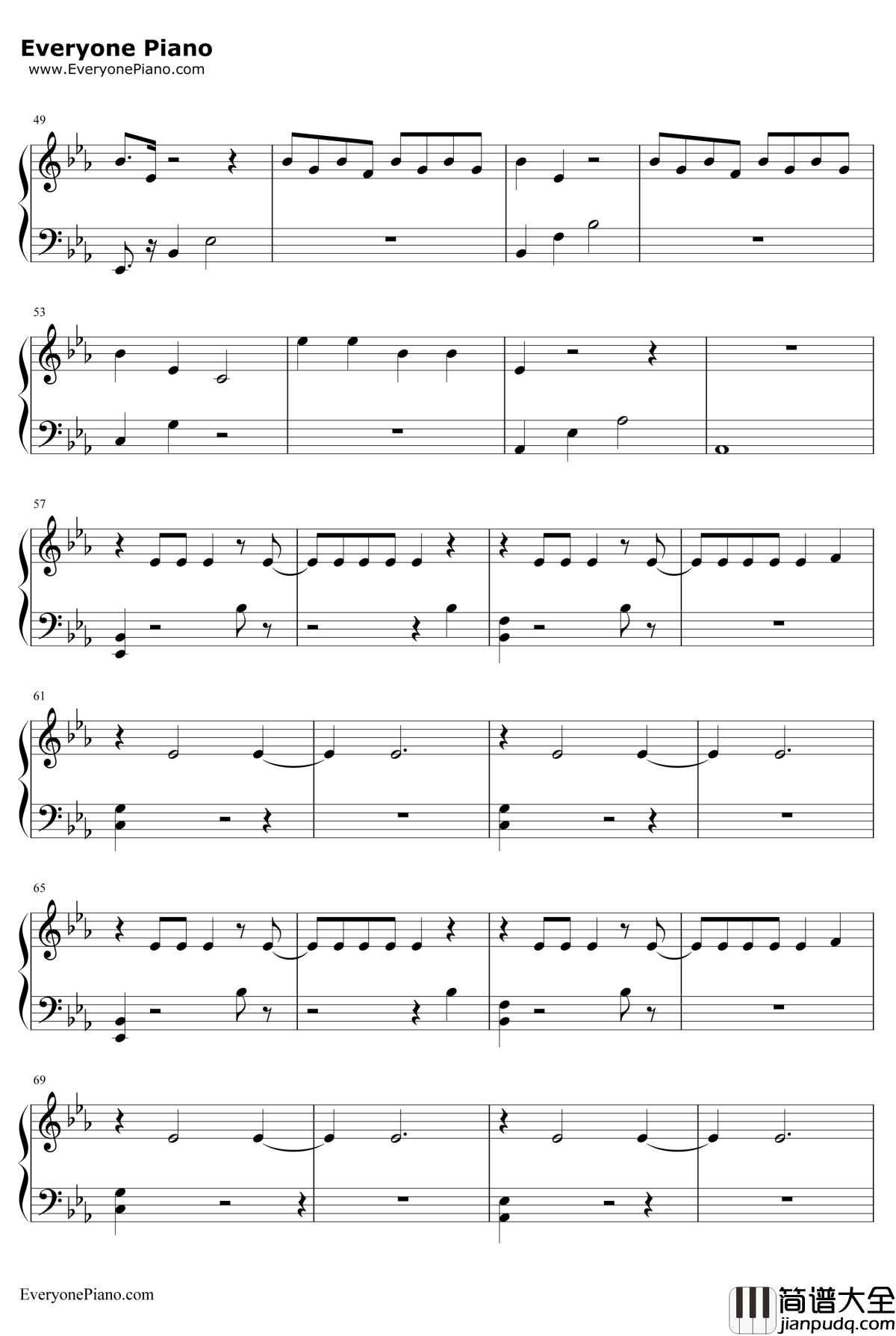 Rise_Up钢琴谱_ImagineDragons