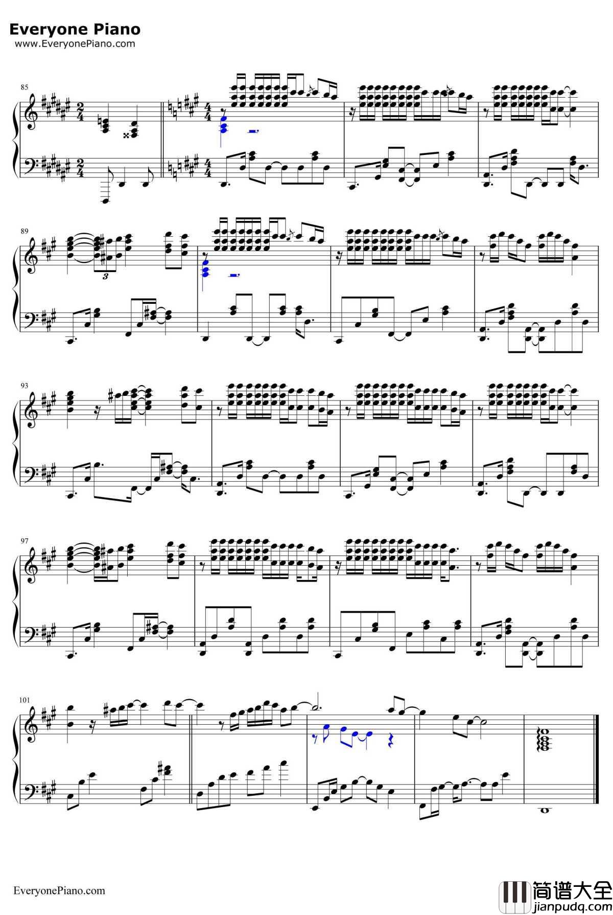 Rain钢琴谱_秦基博_言叶之庭主题曲