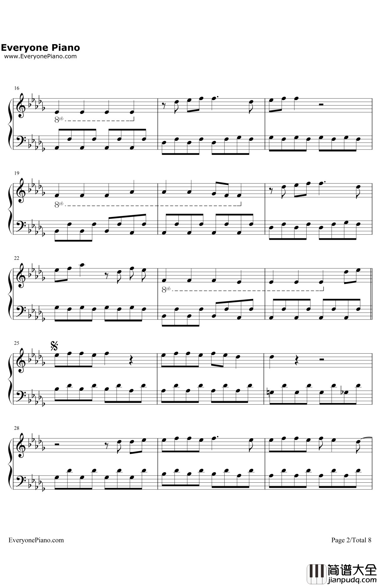 LetItGo钢琴谱_JamesBay