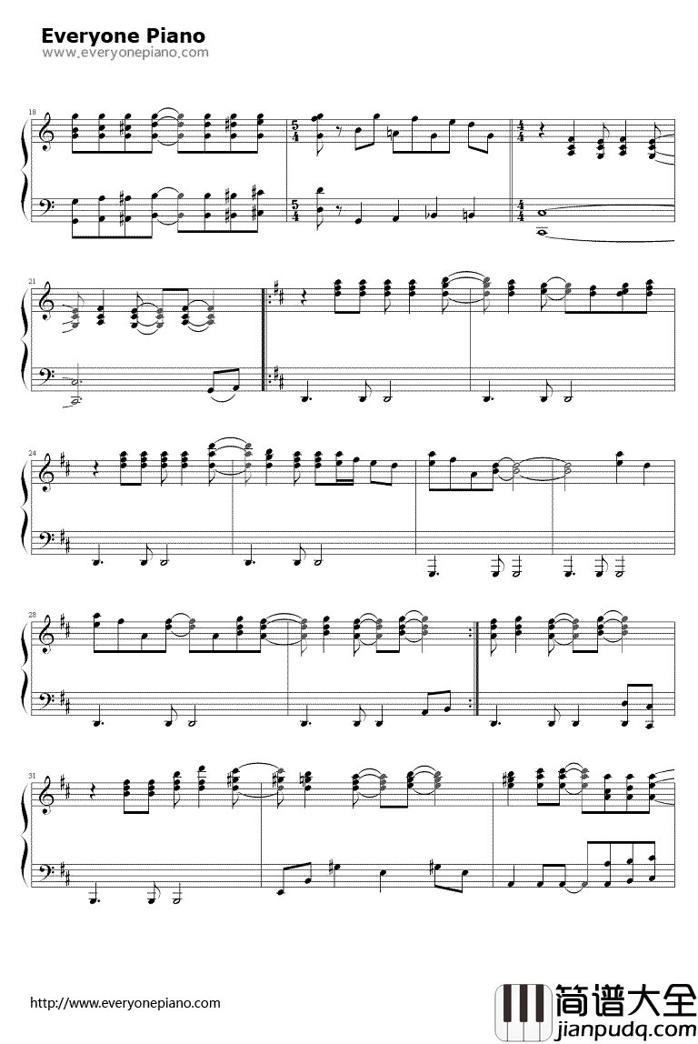 怀念的旋律钢琴谱_理查德·克莱德曼Richard_Clayderman
