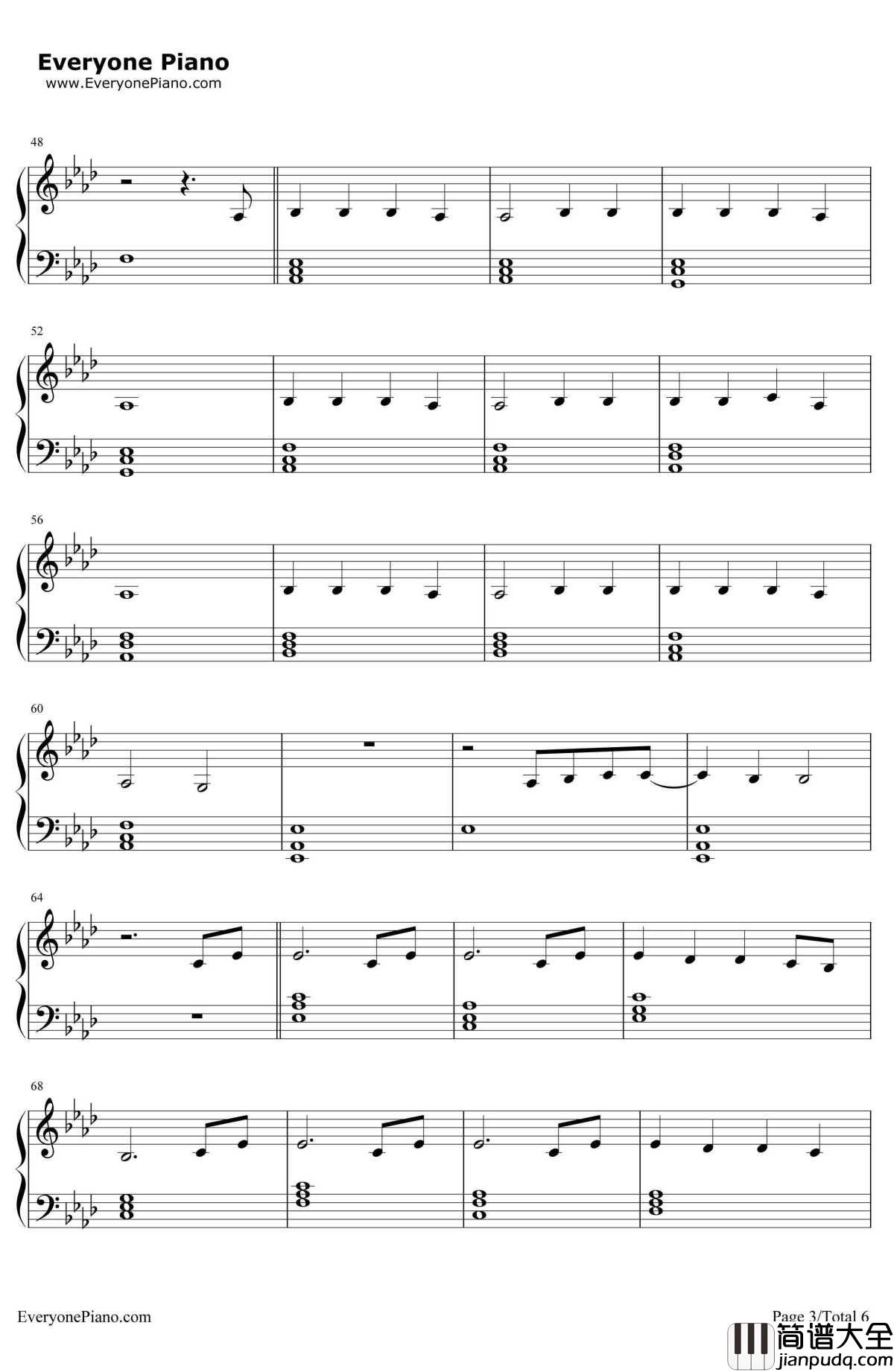 Love_Me_Like_You_Do钢琴谱_EllieGoulding_五十度灰主题曲