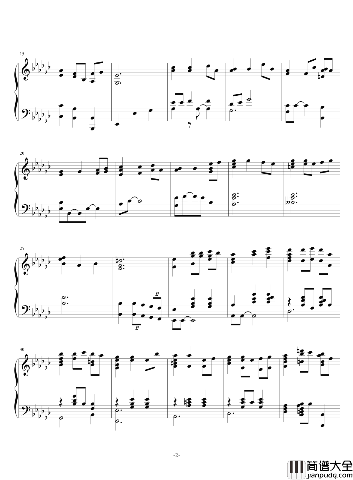 空心人偶的游乐园钢琴谱_反_aqtq314_白蔷薇组曲⒊