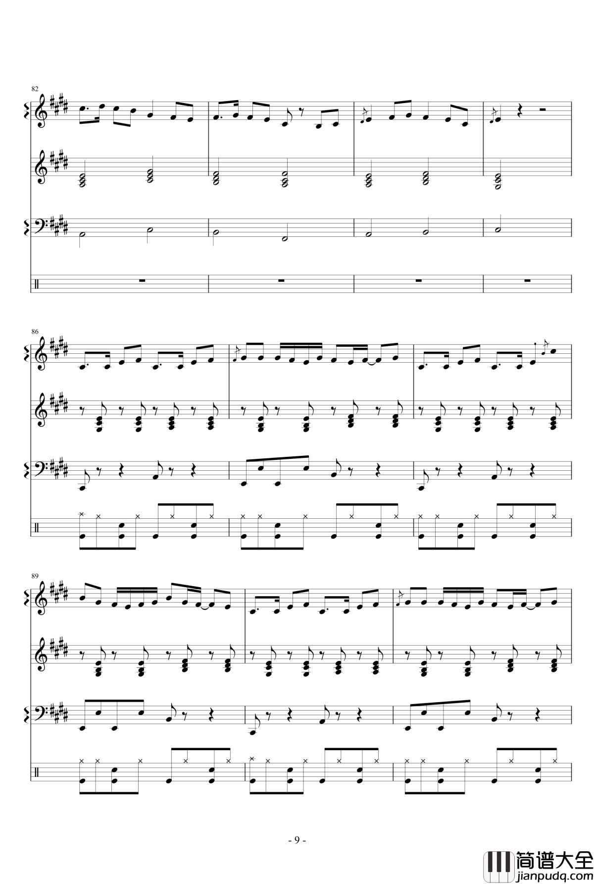 Monody钢琴谱_TheFatRat