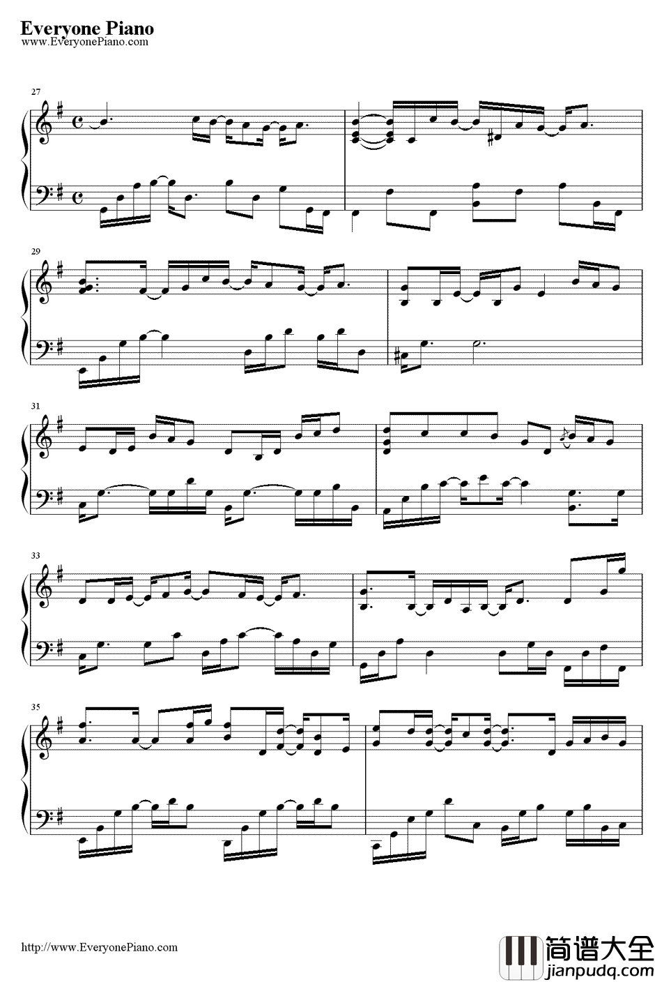 从窗口看到的风景钢琴谱_李闰珉Yiruma