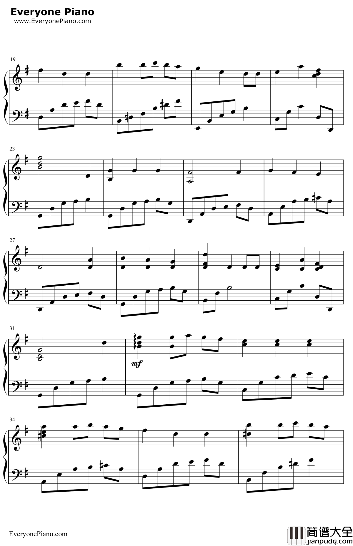 圣诞歌曲钢琴谱_英国童声合唱团_WeWishYouAMerryChristmas