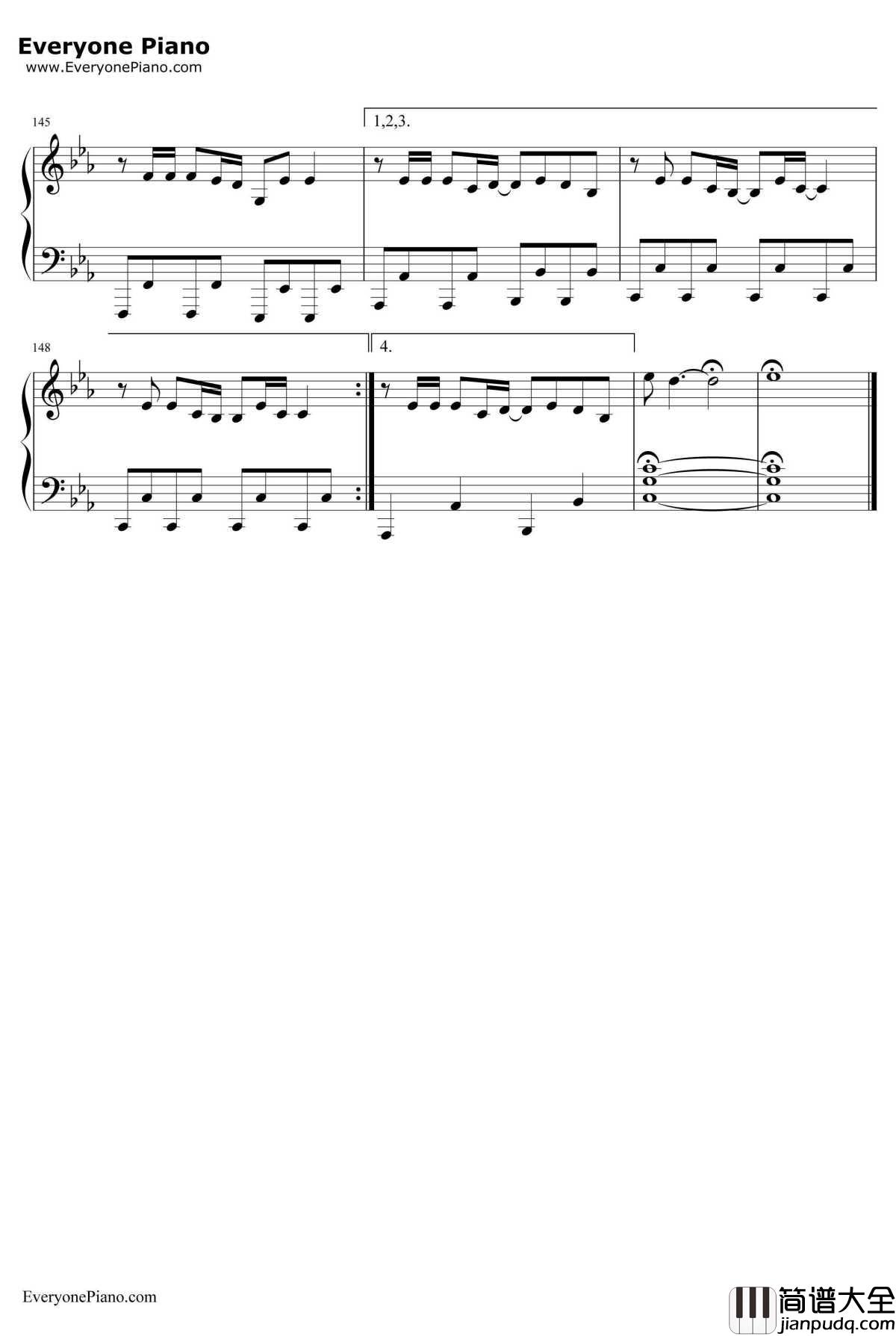November_Rain钢琴谱_GunsN'Roses