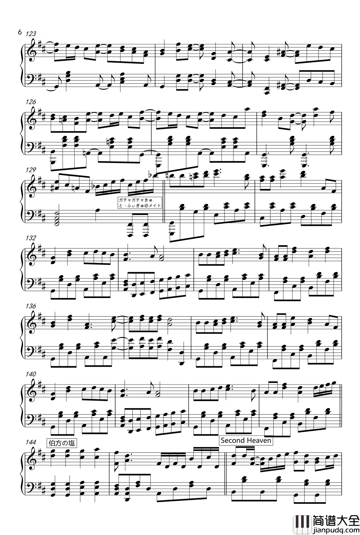 madlay组曲钢琴谱_niconico