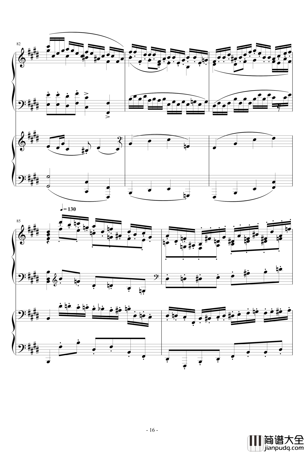 小温狂想曲2.9钢琴谱_完整版_一个球