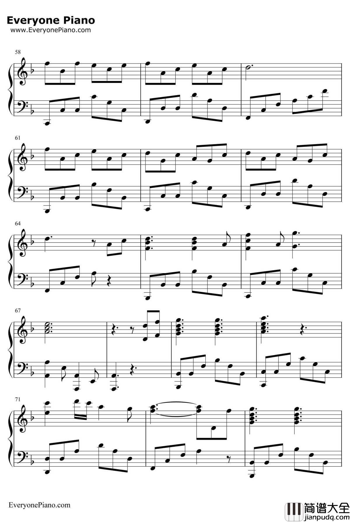 千本樱变奏曲钢琴谱_未知_千本樱变奏曲