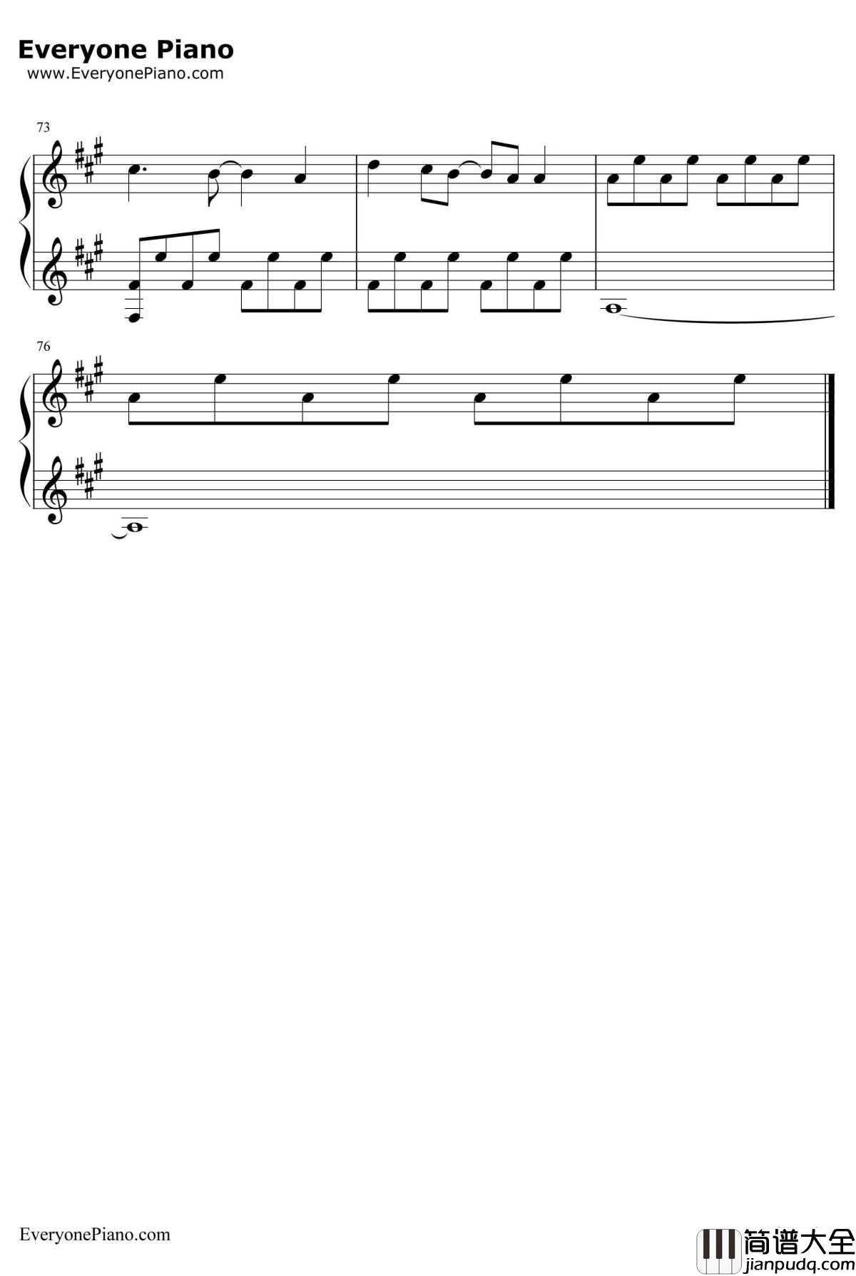Chasing_Cars伴奏钢琴谱_SnowPatrol