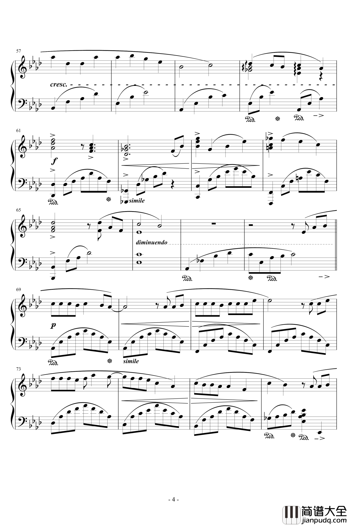 有个爱你的人不容易钢琴谱_Piano_version_那英