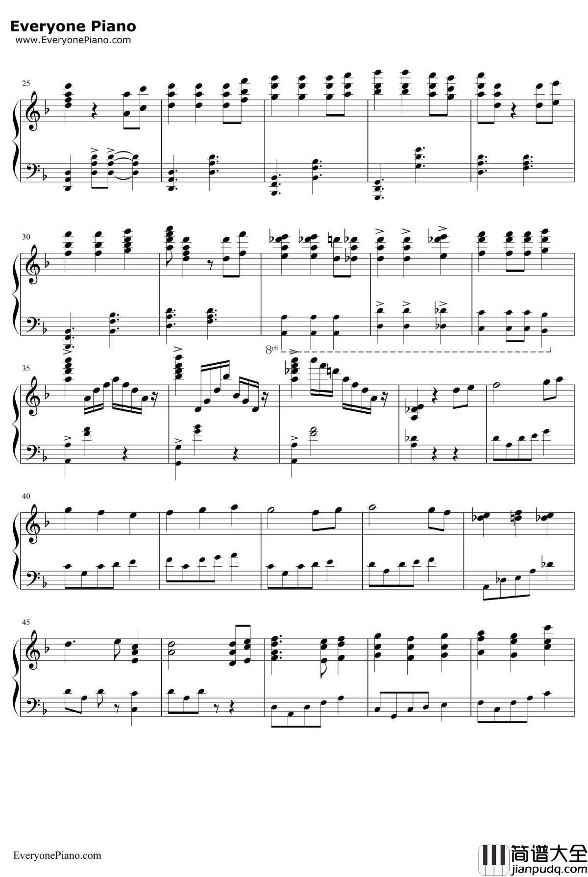 Heisa_Pirate钢琴谱_KlausBadeltHansZimmer_加勒比海盗主题曲