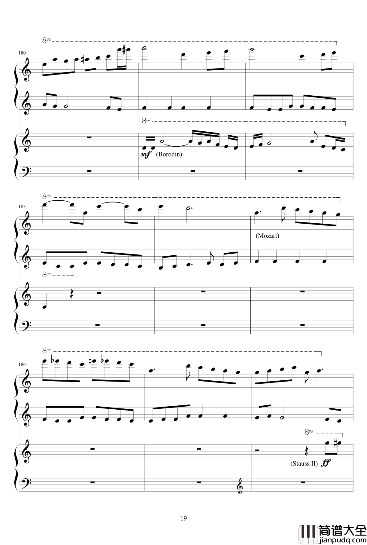 Fusion_For_Two_Pianos钢琴谱_Grant_Woolard