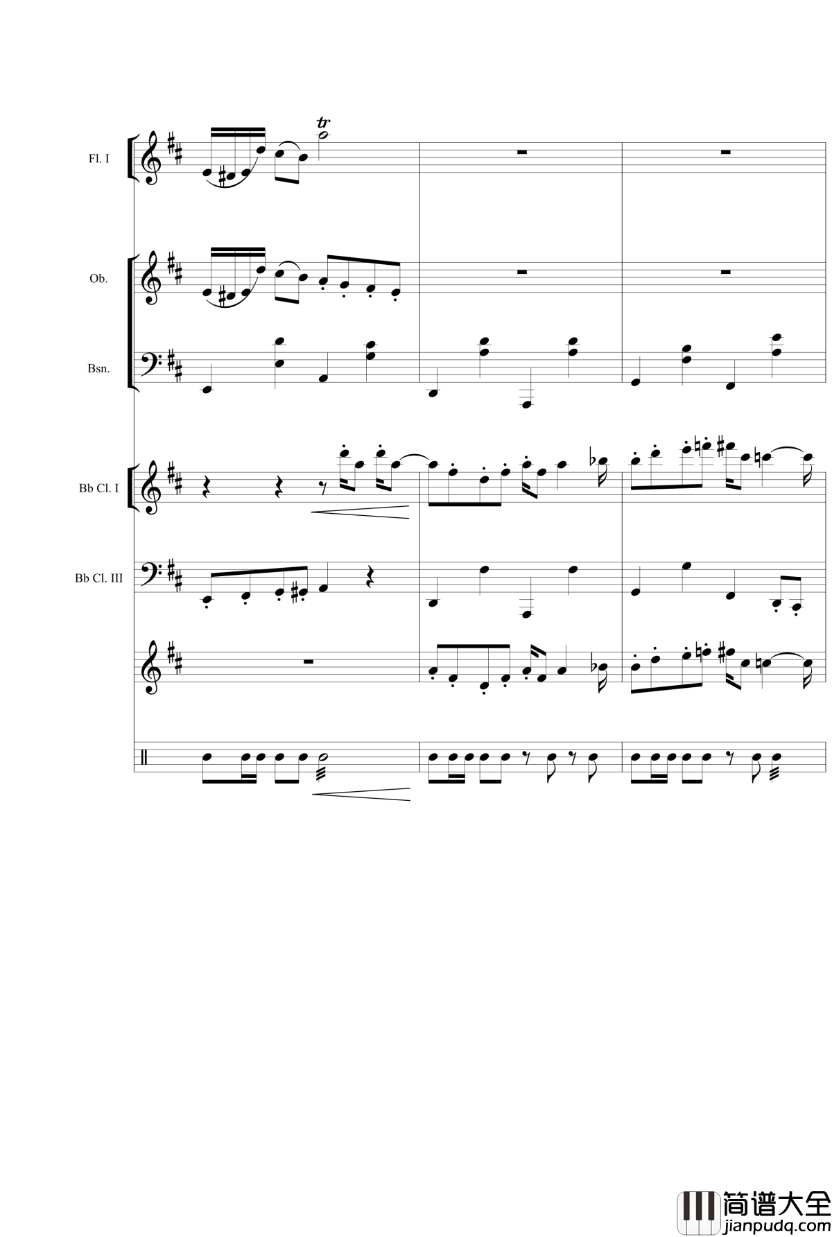 两只鸡的争斗进行曲钢琴谱_wudildy