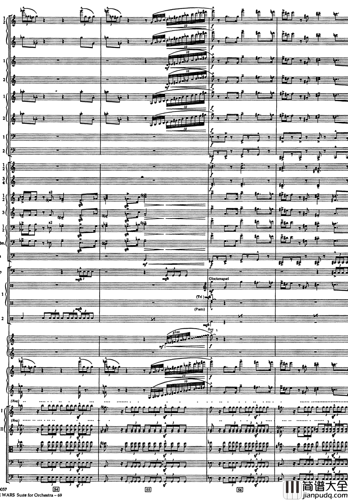 帝国进行曲总谱钢琴谱_The_Imperial_March_Full_Orchestra_John_Williams