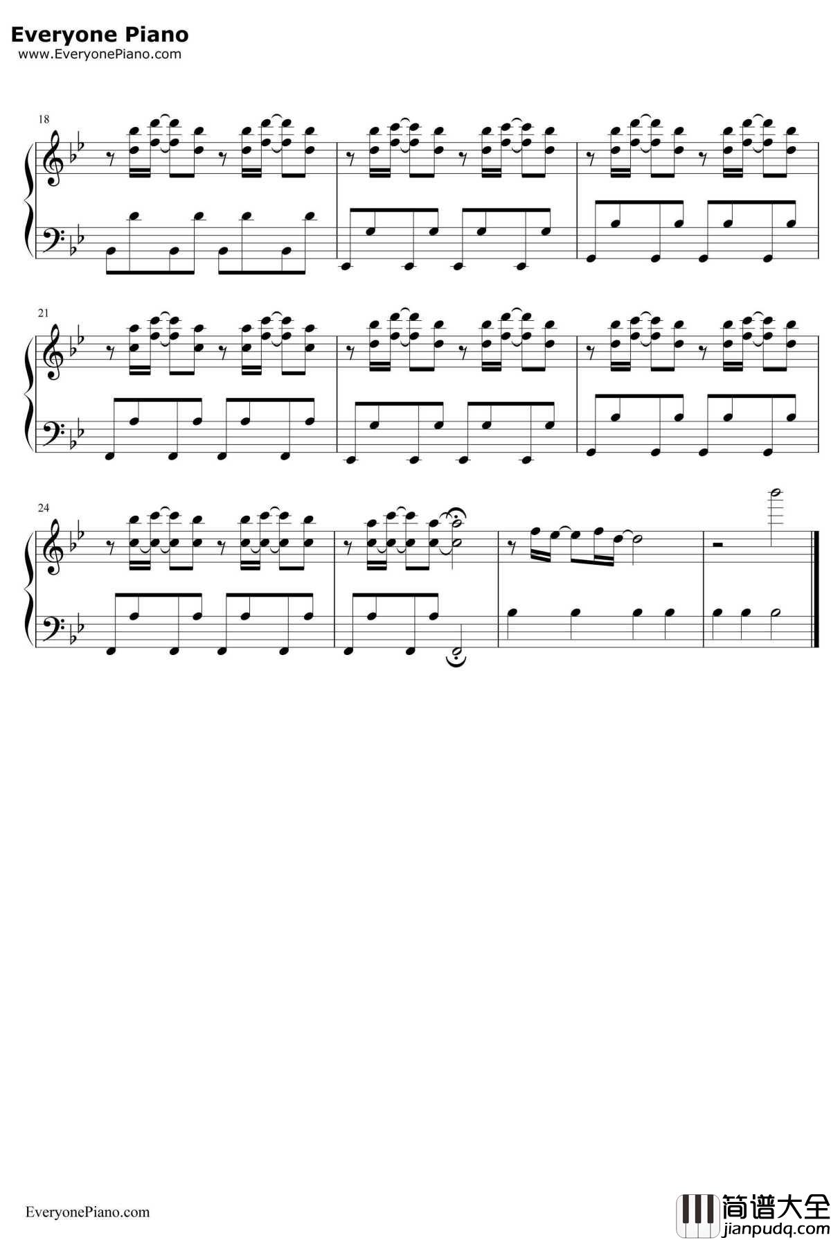 Music_Every_Day钢琴谱_RobSimonsen_iPhone5广告背景音乐