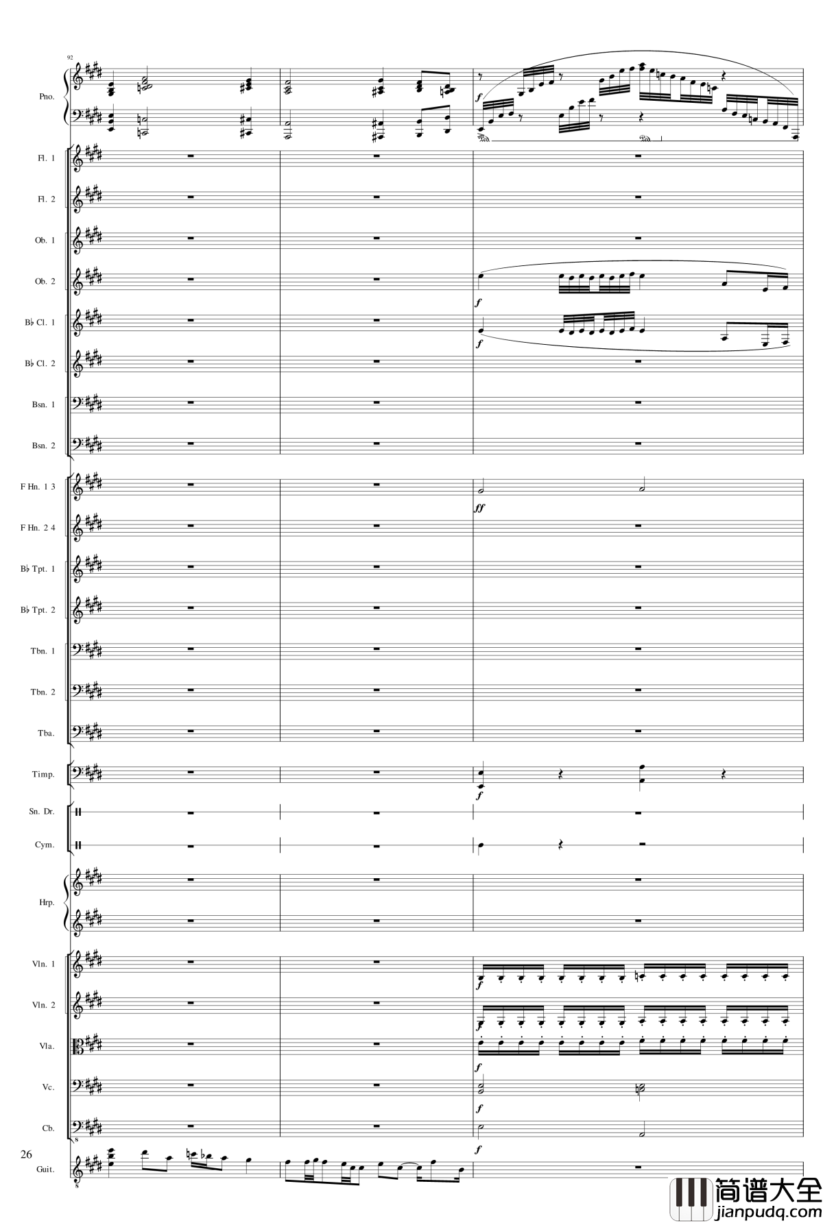 小温狂想曲2.17钢琴谱_旅游协奏曲_第四乐章_终乐章_一个球