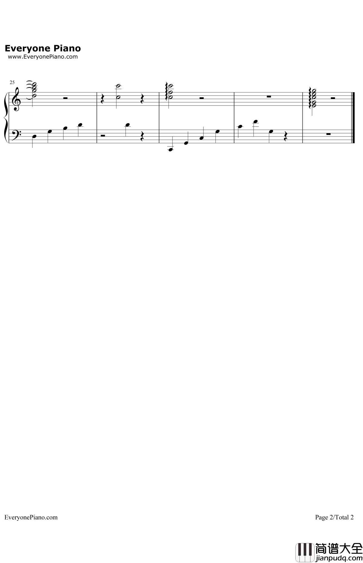 PastMemory钢琴谱_NaokiSatō_暗杀教室OST