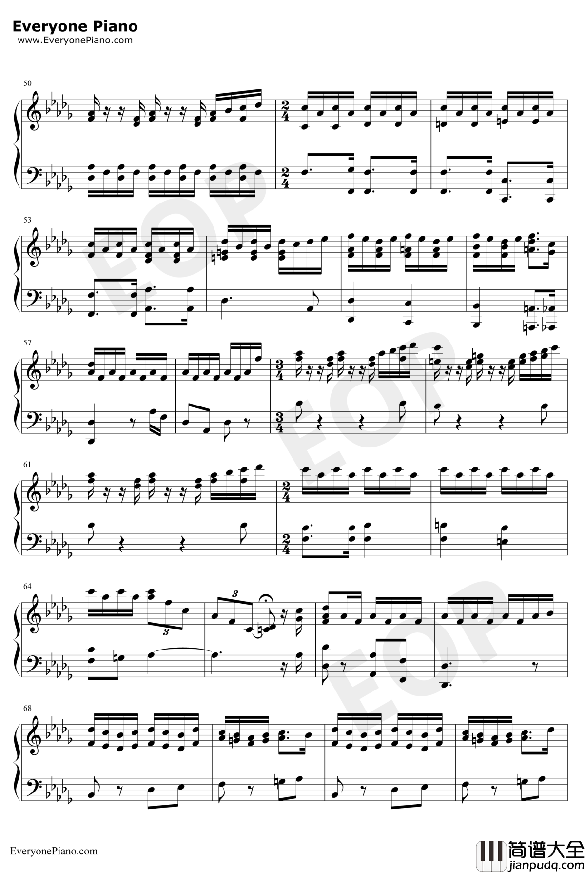 What's_This钢琴谱_DannyElfman_圣诞夜惊魂OST