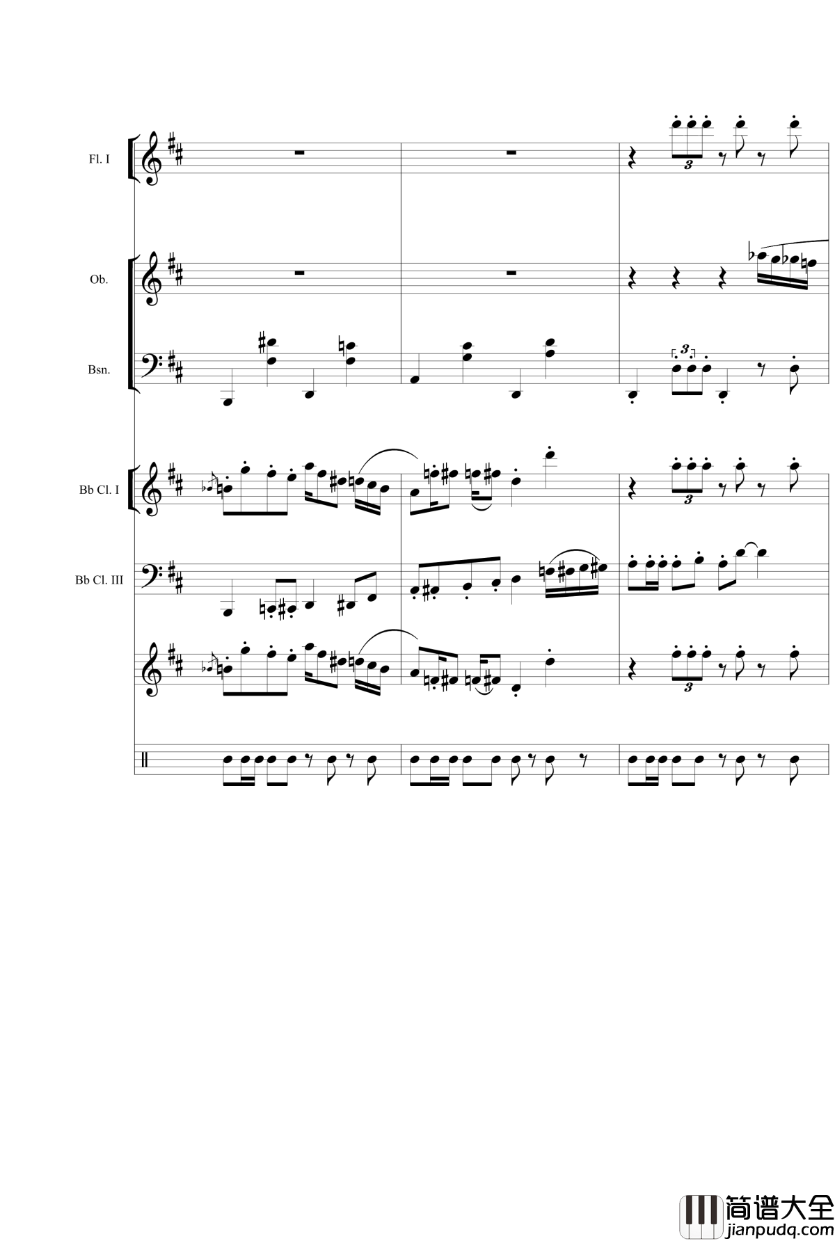 两只鸡的争斗进行曲钢琴谱_wudildy
