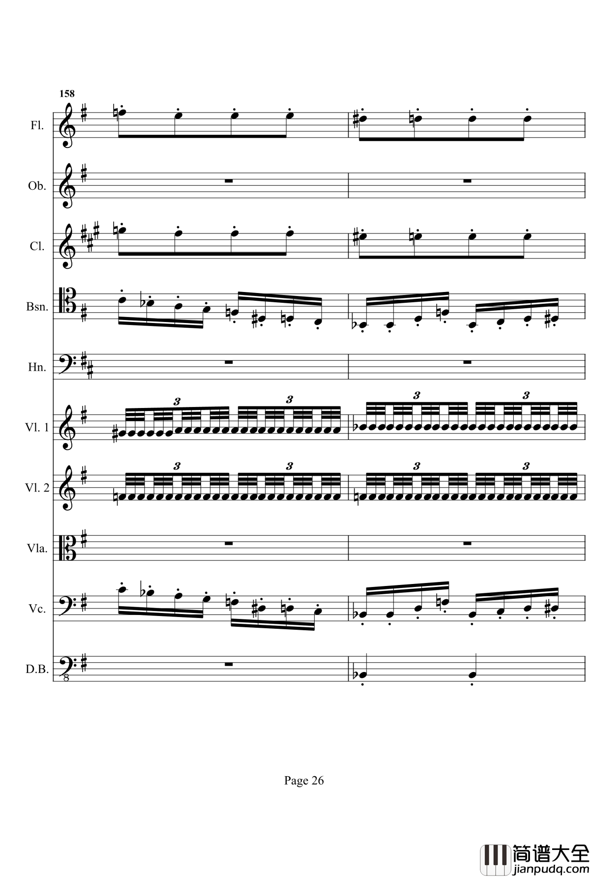 奏鸣曲之交响钢琴谱__第十首_Ⅰ_贝多芬_beethoven
