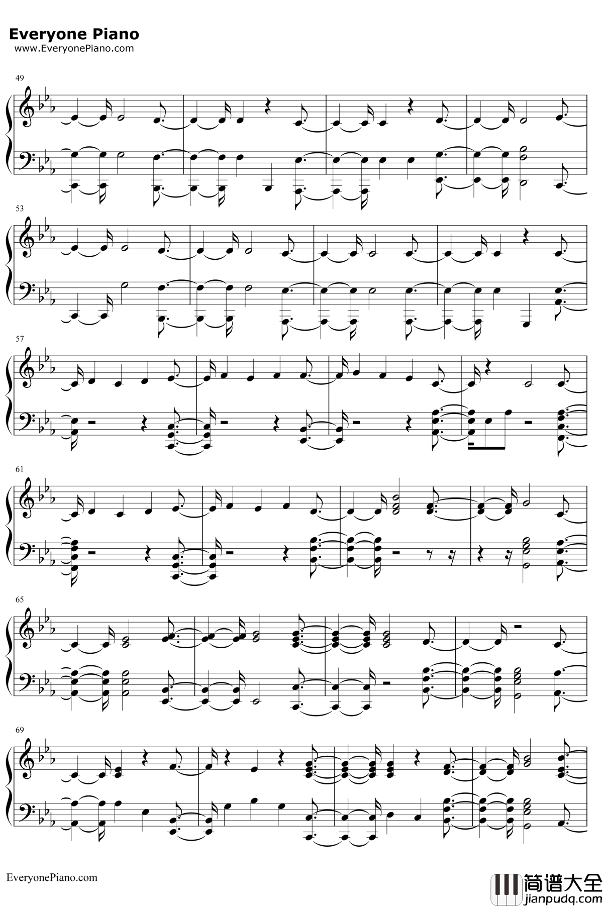 Ashes钢琴谱_Céline_Dion
