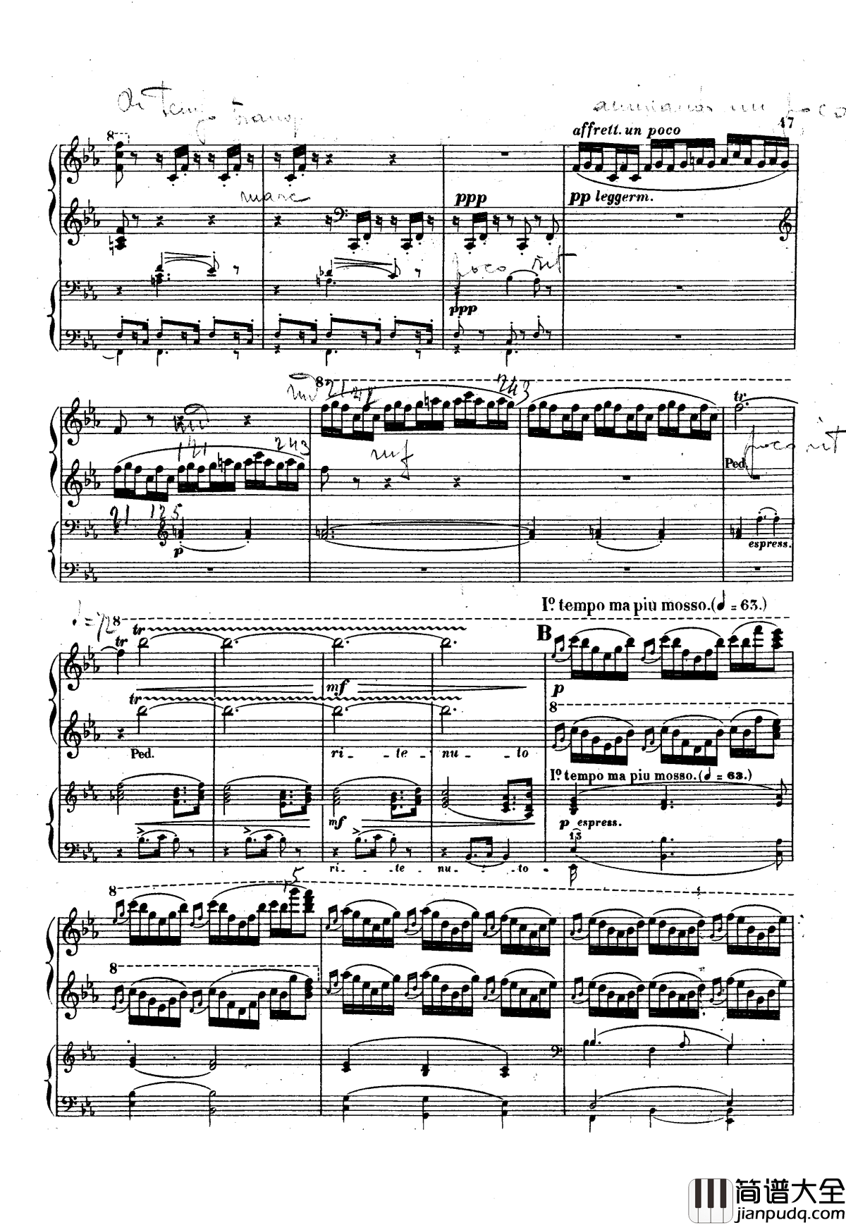 g小调钢琴协奏曲__Op.15钢琴谱_斯甘巴蒂