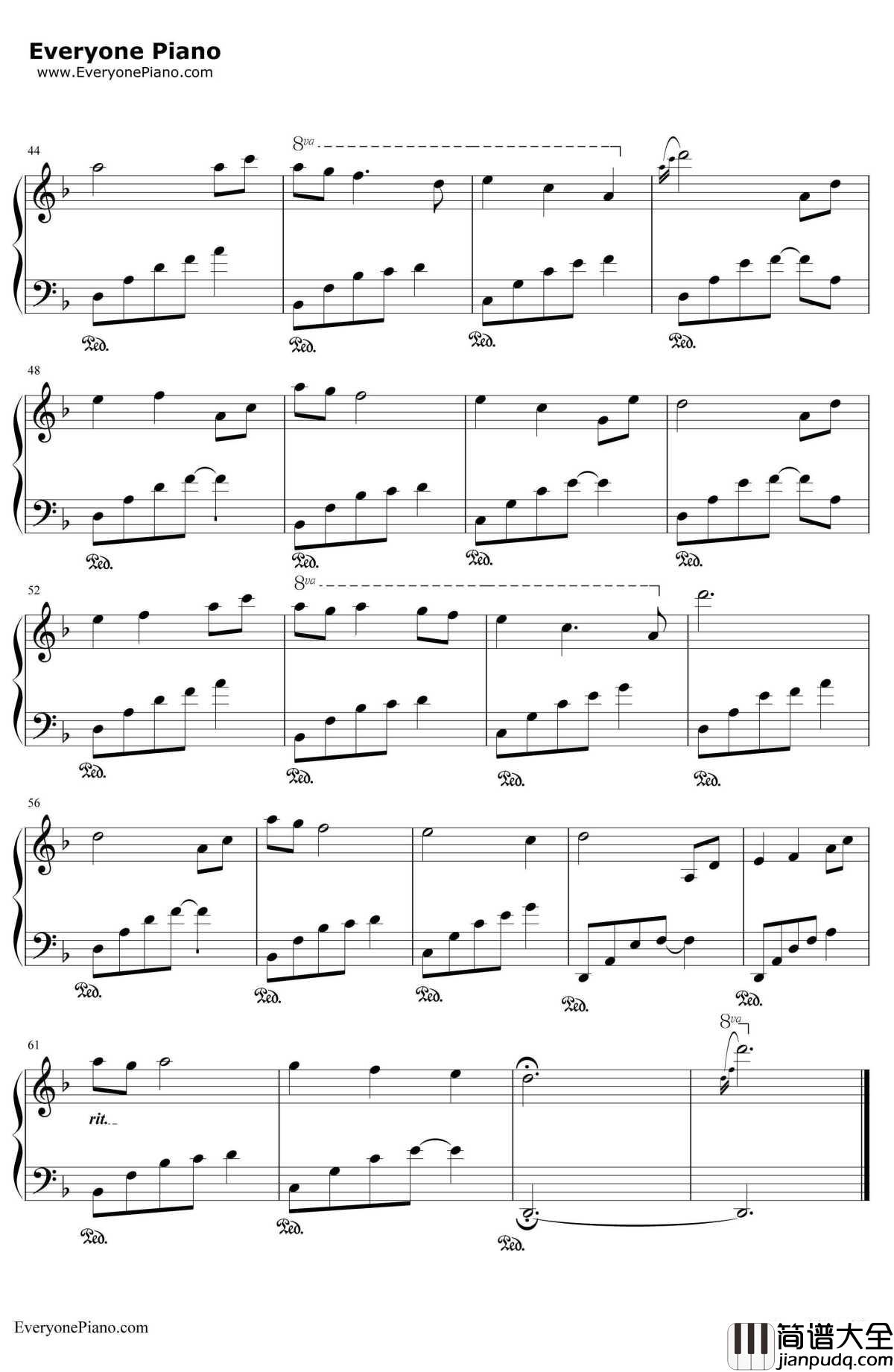 幸福时光钢琴谱_石进_夜的钢琴曲