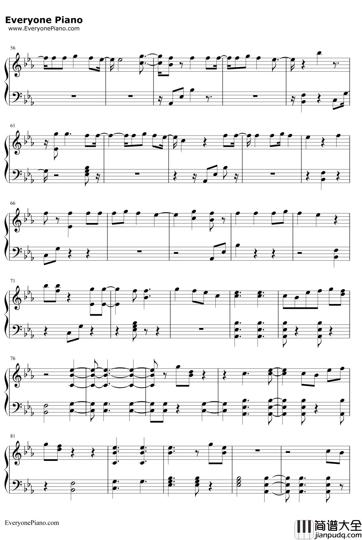 First_Time钢琴谱_KygoandEllieGoulding