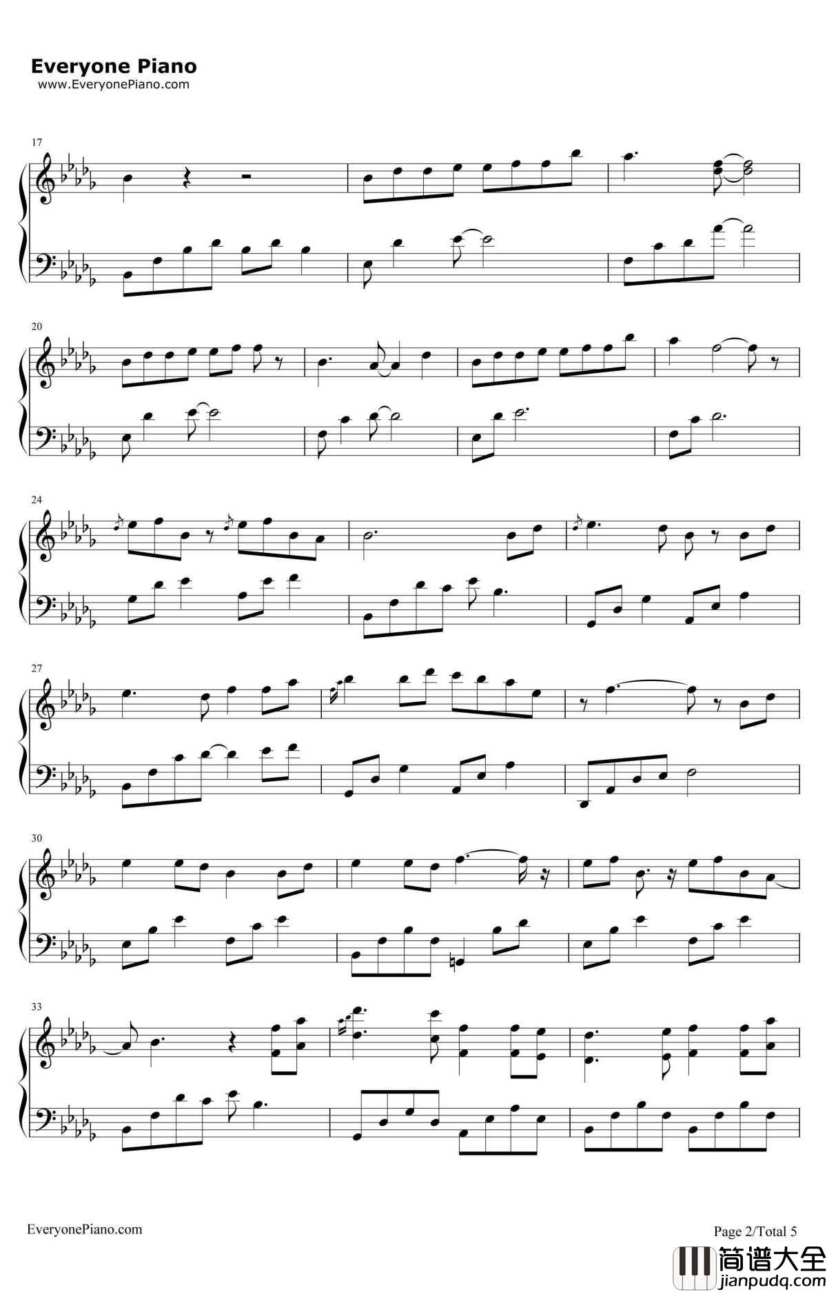 大鱼完美演奏版钢琴谱_周深__大鱼海棠_印象曲