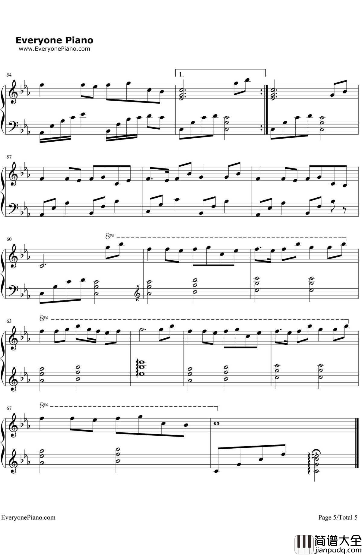梦与叶樱钢琴谱_初音ミク_青木月光