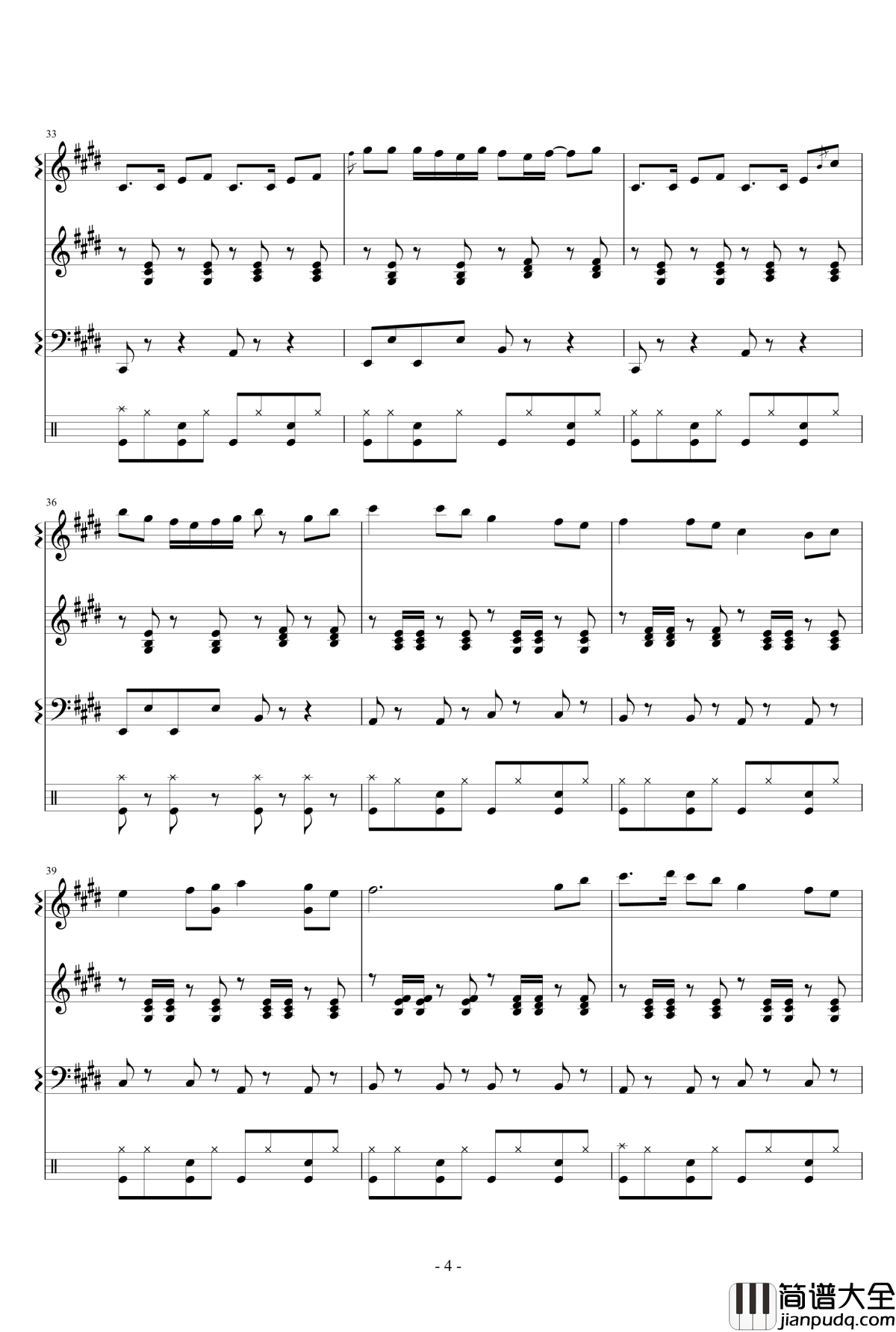 Monody钢琴谱_TheFatRat