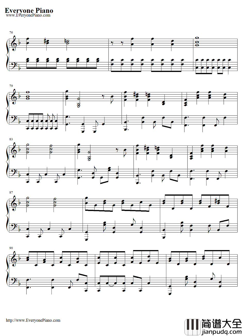 What_I've_Done钢琴谱_LinkinPark_变形金刚1主题曲