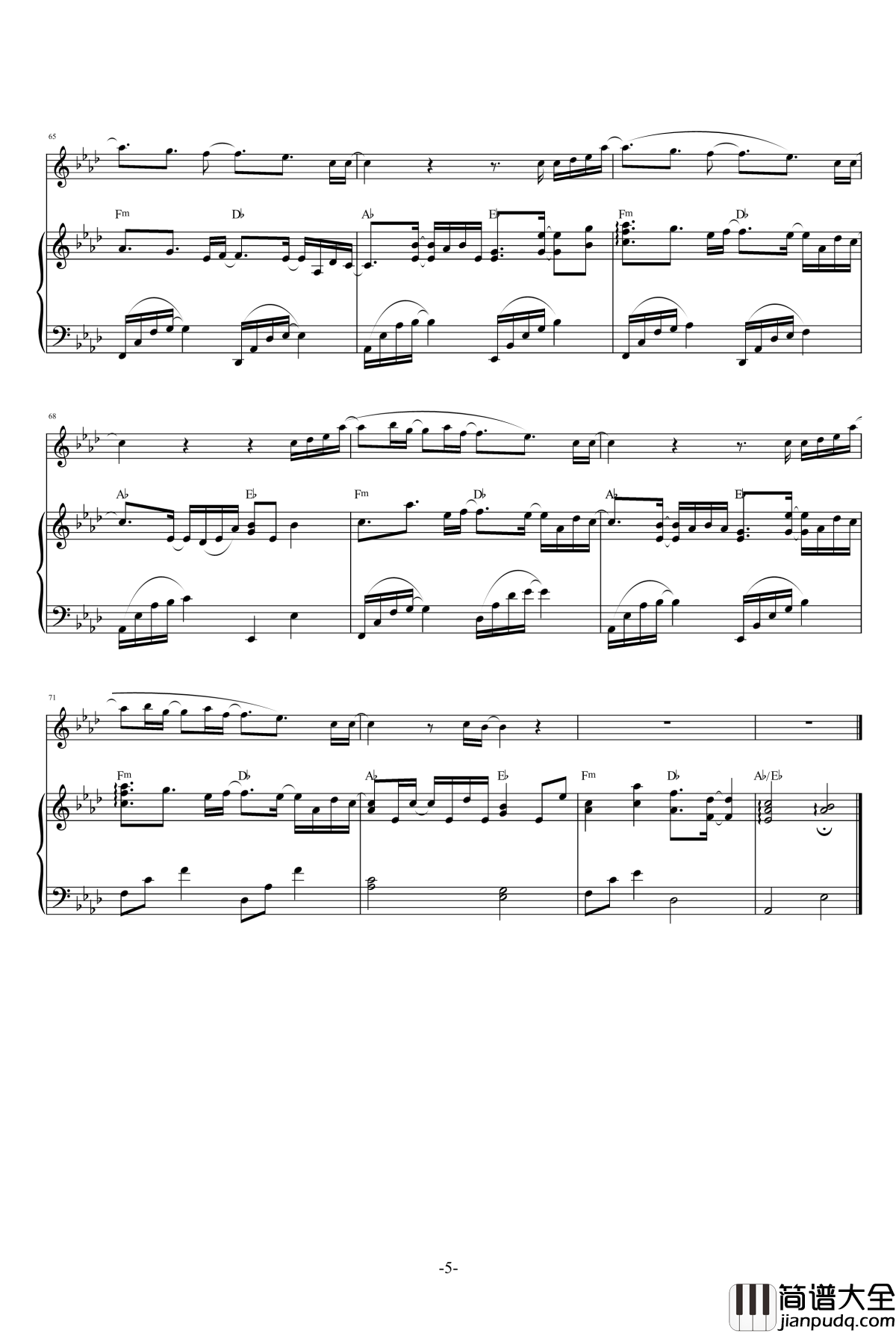 All_of_me_Piano_Accompaniment钢琴谱_John_Legend